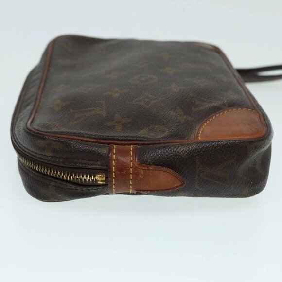 LOUIS VUITTON Monogram Marly Dragonne GM Clutch Bag M51825 LV Auth mr396 - Picture 3 of 16